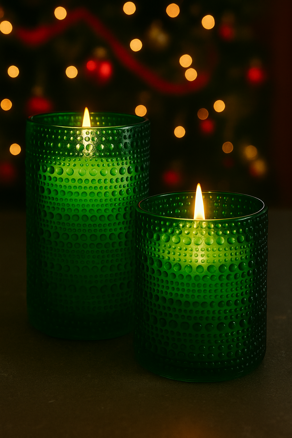 Sugared Spruce Green Vessel